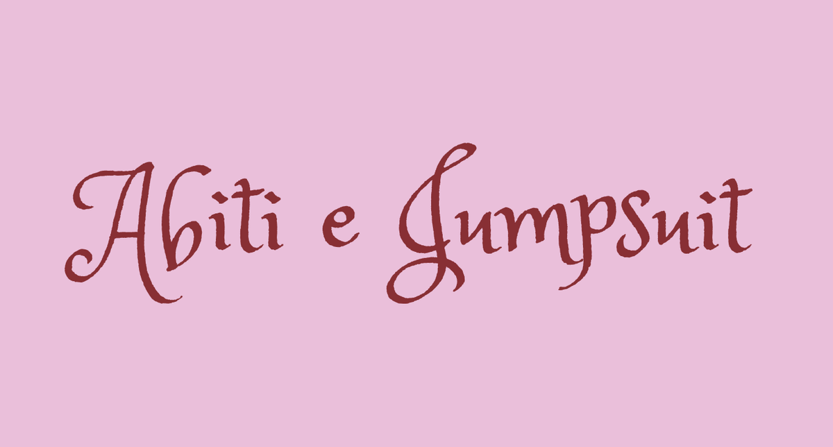 Abiti e Jumpsuit